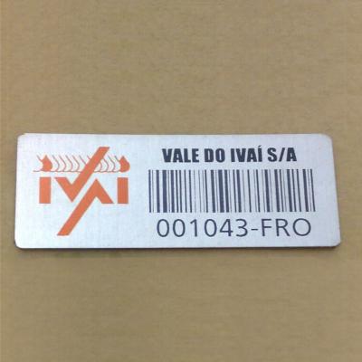 Aluminio com Codigo de Barras