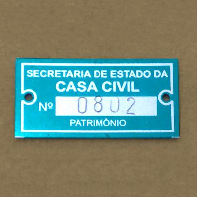 Aluminio numeros puncionados